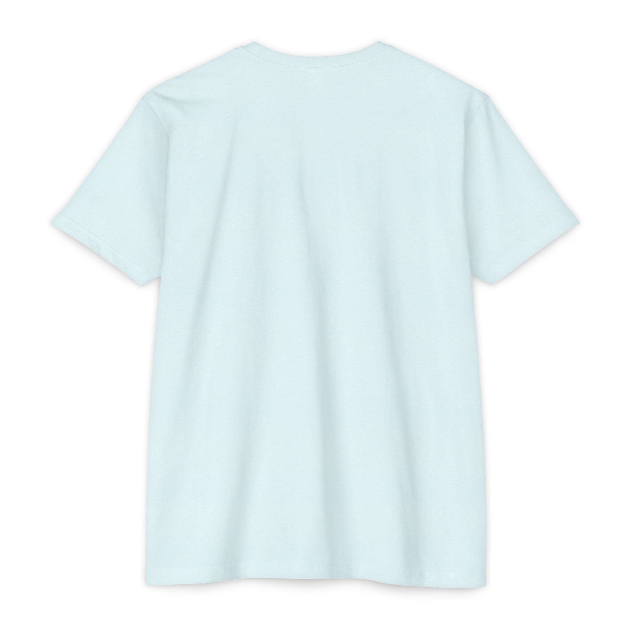 Ice Blue CastNReel Shark Logo Shirt back with no graphic