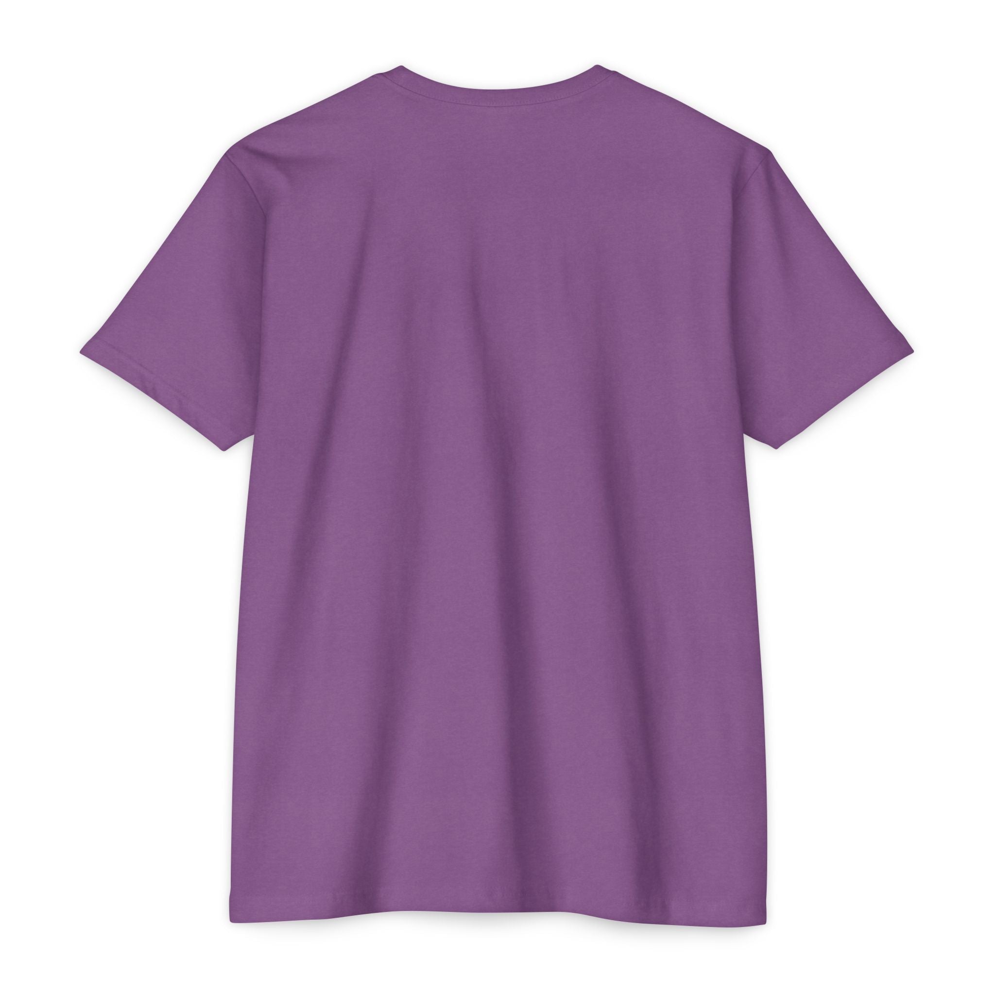 Purple Rush CastNReel Shark Logo Shirt back with no graphic