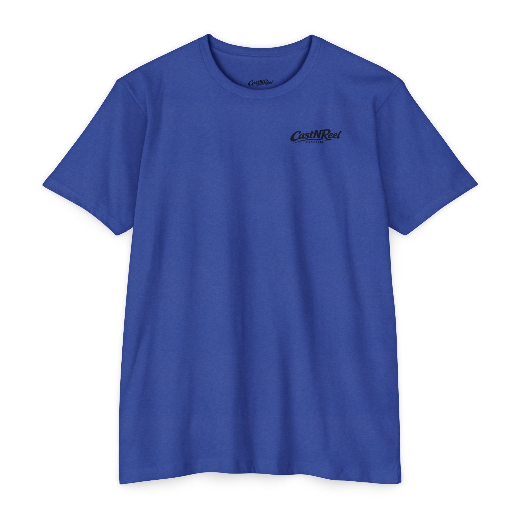 Royal Make Waves Mermaid Shirt front with CastNReel Fishin logo
