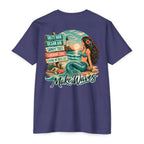 Storm Make Waves Mermaid Shirt back with mermaid beach lighthouse graphic