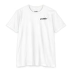 White South Texas Heron Shirt front with CastNReel Fishin chest logo