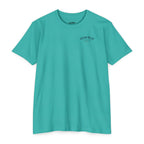 Teal Vintage Octopus Shirt front with Ocean Relics chest logo